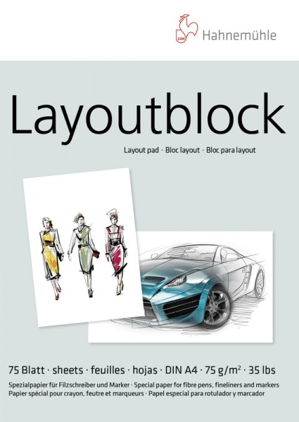 Hahnemühle | Grafik Design | Layoutblock | Comic
