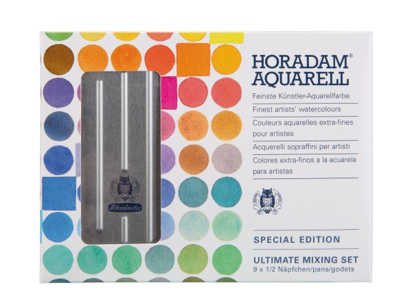 Schmincke I Horadam Aquarell I Aluminiumkasten I 9 x 1/2 Napf I Limited Edition
